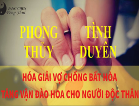 PHONG THỦY T&Igrave;NH DUY&Ecirc;N H&Oacute;A GIẢI M&Acirc;U THUẪN, TĂNG Đ&Agrave;O HOA VẬN